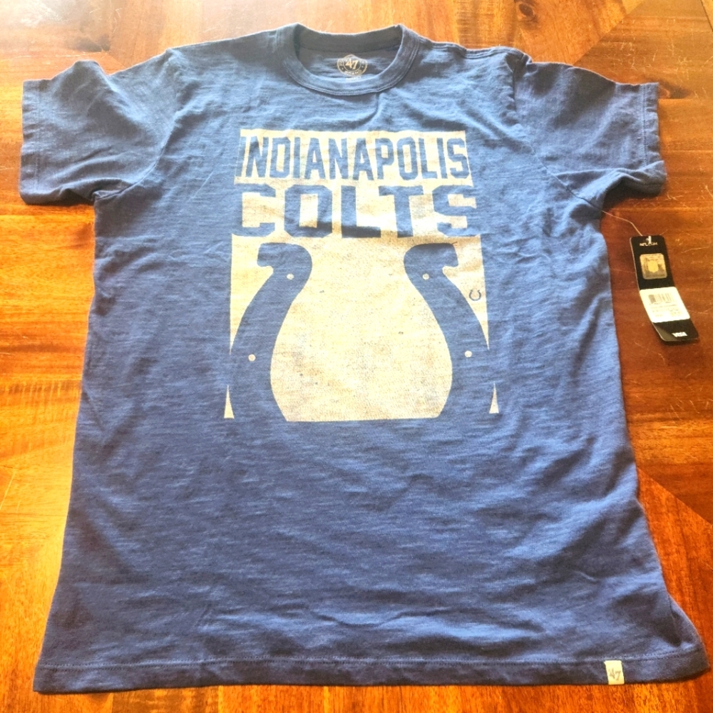 NFL 47 Brand Men's Indianapolis Colts T-Shirt Size Small